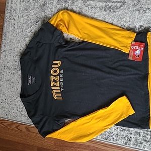 Women's Mizzou Tigers Long Sleeve Tee Size XL NWT